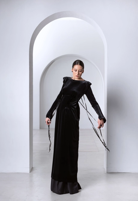 Платье макси - фото 3