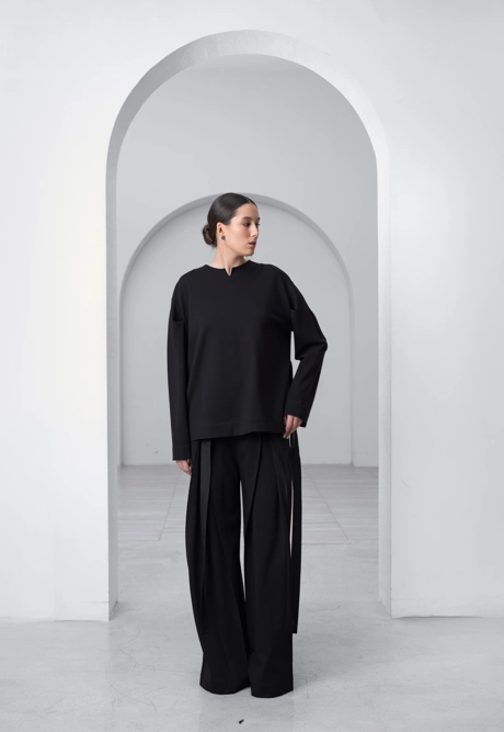 Свитшот с воротом